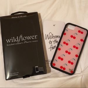 Wildflower Pink Cherries Iphone Seven Case